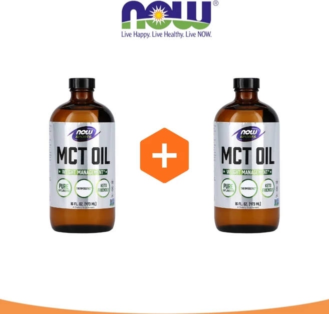 1+1 나우 푸드 스포츠 MCT 오일 무맛 473ml 엠씨티오일 중쇄중성지방, 2개 - 쿠팡