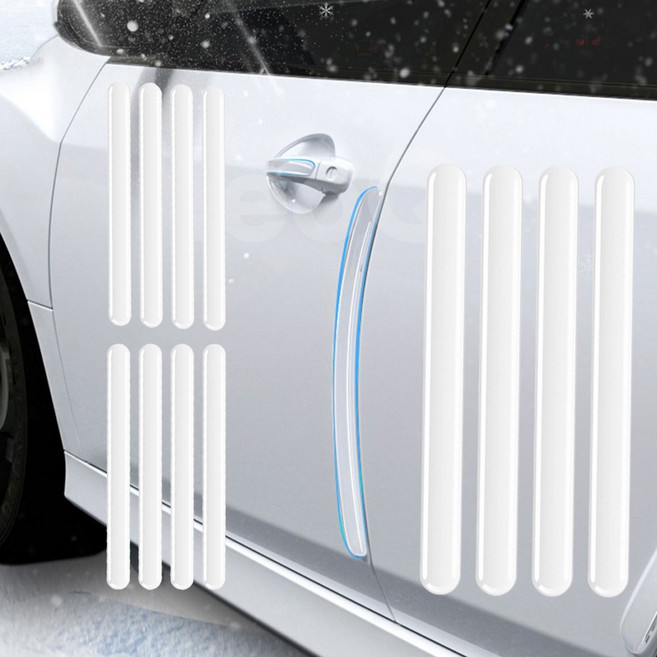 LEOQ 자동차 문콕방지 도어가드 실리콘 보호 가드, 1세트