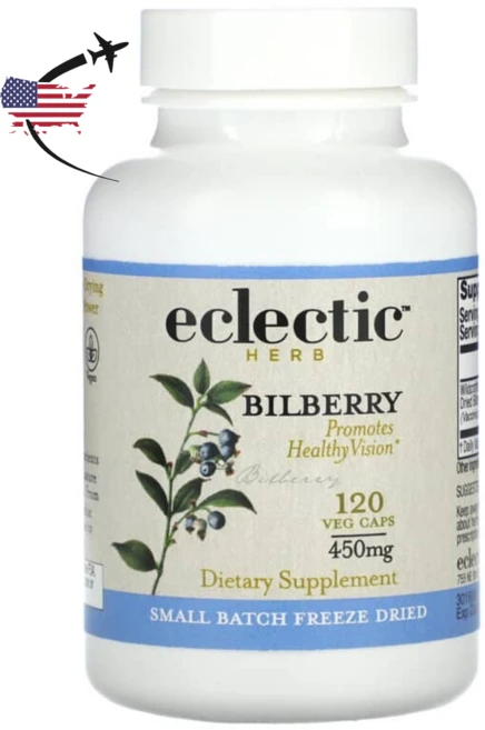 이클레틱 허브 야생재배 동결건조 빌베리 열매 450mg 120정 CHECKYOU - 쿠팡