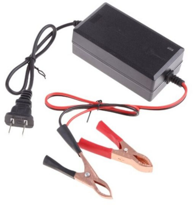 Universal Motorcycle Battery Charger Maintainer Pulse LED Capacity Display 918B, 01 12V2A, 1개