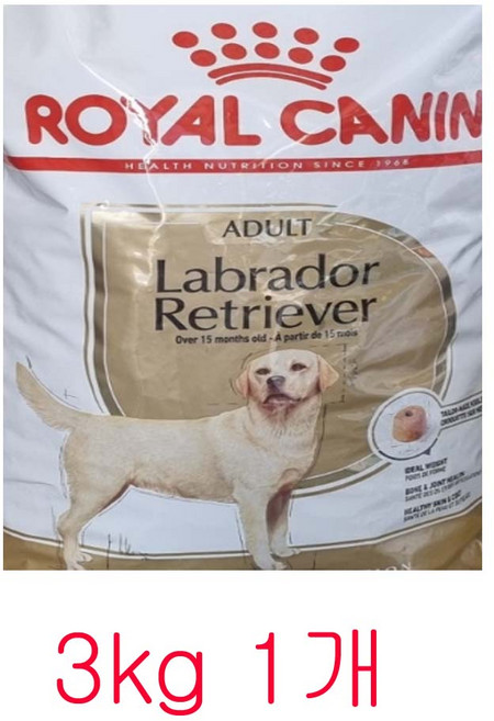 로얄캐닌 라브라도리트리버 어덜트 3KG, 닭, 3g, 1개