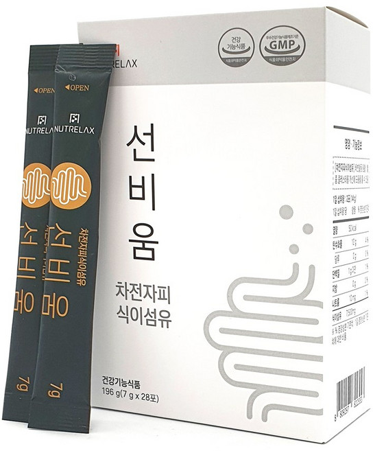 뉴트릴렉스 선비움 차전자피 식이섬유 7g X 28포