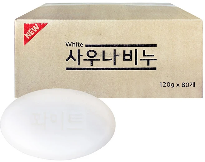 사우나 비누 120g 1박스, 80개 - 쿠팡