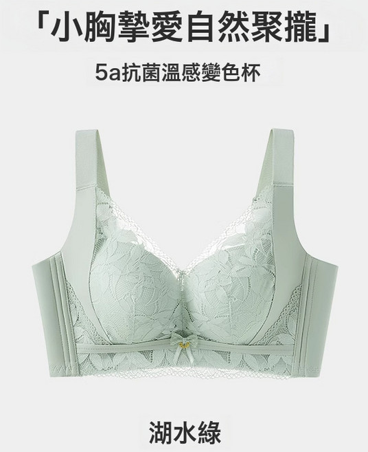 VANLUEE 蕾絲內衣文胸女士聚攏胸收副乳防下垂無痕固定杯調整型胸罩