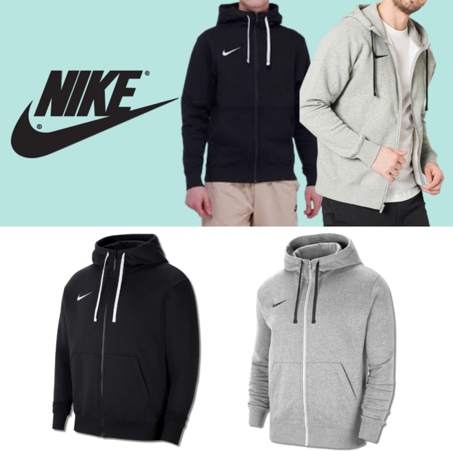[100%정품/빠른출고] 나이키 파크 스우시 남여공용 후드집업 데일리 기모 플리스 집업