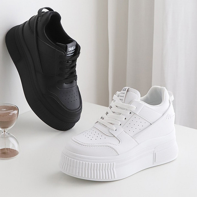 라라슈즈 스탠딩 7cm 윈드업 속굽 키높이 스니커즈 운동화(2color/7cm)