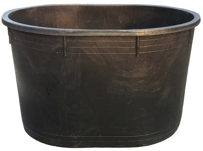 고래통 타원형 대형수조 1000리터, 1개, 검정색