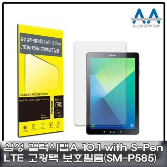 갤럭시탭A 10.1 with S-Pen Wi-Fi(SM-P580) 고광택 sta+849Tw, ONECOLOR／FREE