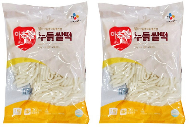 이츠웰 누들 쌀떡, 1kg, 2개