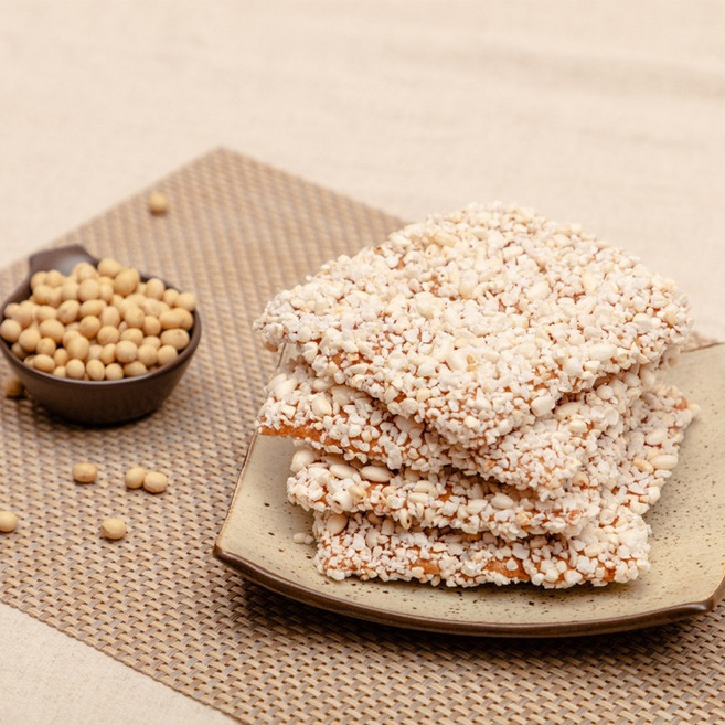 수제 전통 콩유과 한과 선물세트, 2팩(8장)