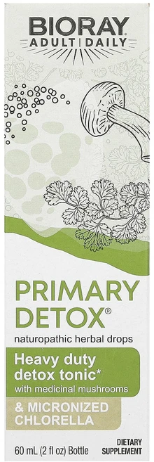 Bioray Primary Detox 헤비 듀티 디톡스 토닉 알코올 프리 60ml, 5개, 59.147ml - 쿠팡