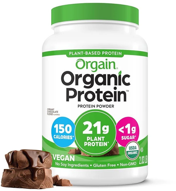 올게인 오가닉 식물성 프로틴 파우더 920g 크리미 초콜릿 퍼지, 올게인 오가닉 식물성 프로틴 파우더 920g 크리미 초, 1개 - 쿠팡