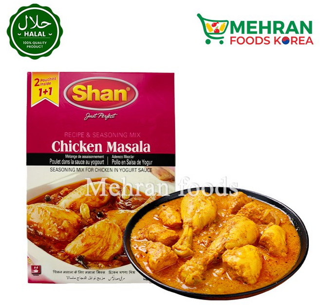 SHAN Chicken Masala (60g+60g) 120g / 치킨 마살라, 1개