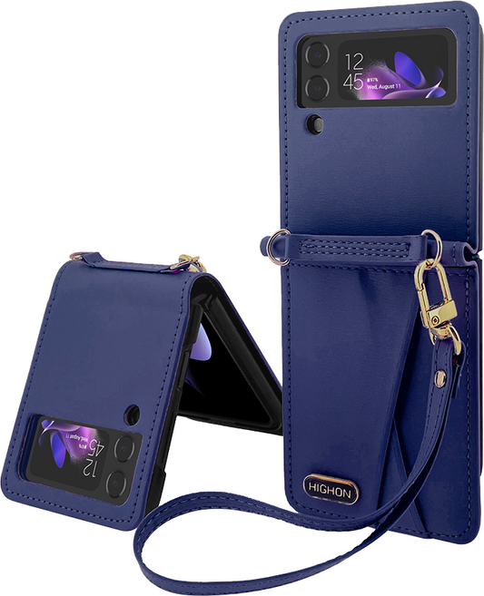 5세컨즈 카드 수납 스트랩 가죽 케이스