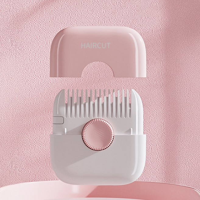 아킴 머리손질칼 셀프 앞머리 자르기 머리다듬기 헤어커터 아기 앞머리 자르기, 1개, 핑크