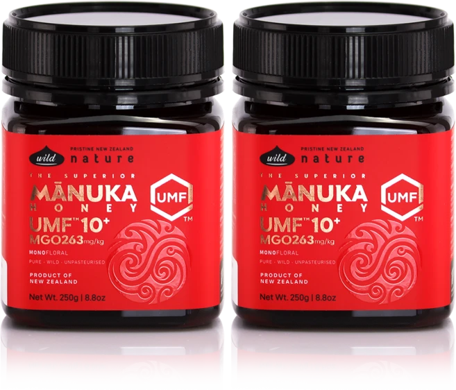 와일드네이처 뉴질랜드 마누카꿀 UMF10+ (MGO263+), 2개, 250g - 쿠팡