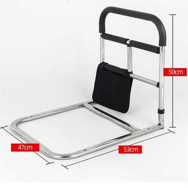 침대안전바 안전가드 스테인리스 가정용 어르신 지지대 난간 팔걸이 낙상방지, 스테인레스 스틸 침대 팔걸이 (강화 타입) 스테인레스
