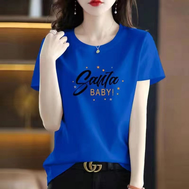 100%純棉 女款短袖T恤 顯瘦休閒百搭