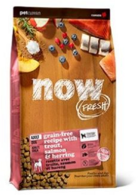 나우 사료 프레쉬 피쉬 올브리드 어덜트 강아지 눈물사료, 1개, 9.98kg, 혼합맛