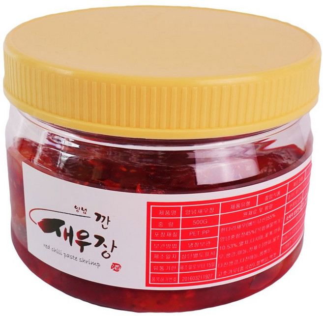 수라예찬 양념 깐새우장, 1개, 500g