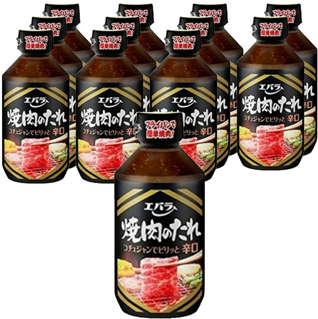 Ebara 荏原 日式烤肉醬 醬油辣味, 12個, 300g