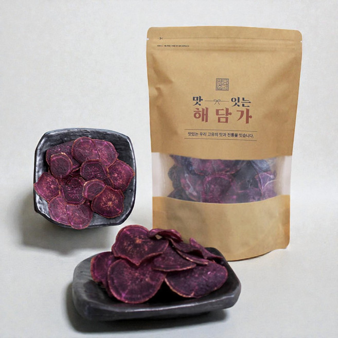 궁중한과 자색고구마칩 야채칩 동결건조 과자 영양 간식 답례품