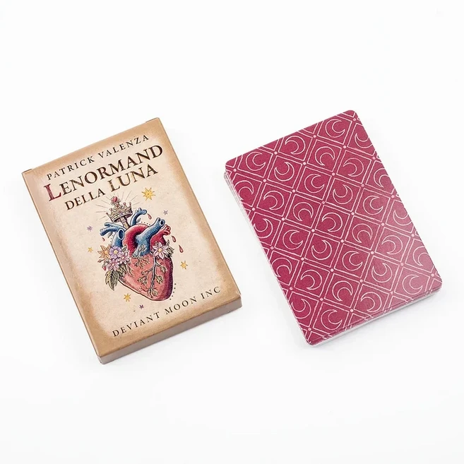 유니버셜웨이트 타로카드 동양 색채 전화 클럽 주역 신점 신년 게임 레노먼드 델라 루나 타로 덱 36장 점술, 01 TK120K