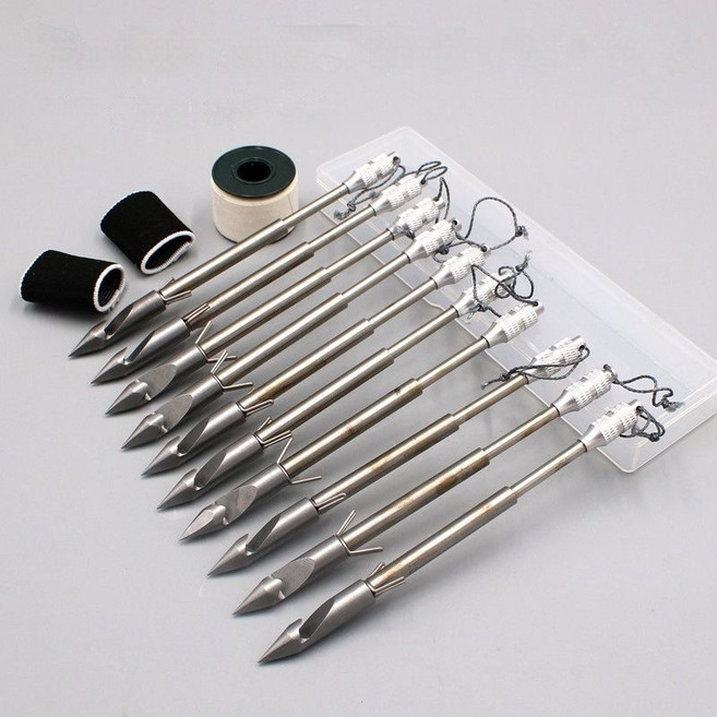 낚시용 작살 모음 스틸 낚시장비, 옵션03, 1개