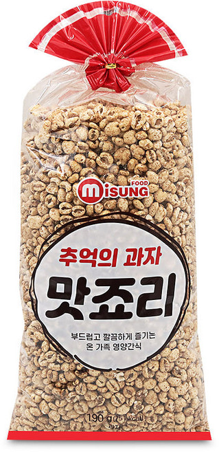 미성 추억의 과자 맛죠리 190g 대용량 강냉이, 1개