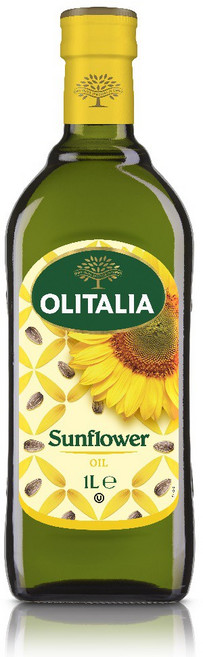 OLITALIA 奧利塔 葵花油 義大利原裝 低油煙, 1個, 1L：實重1.5kg【店取最多2瓶】,超商/店到店：限重5kg