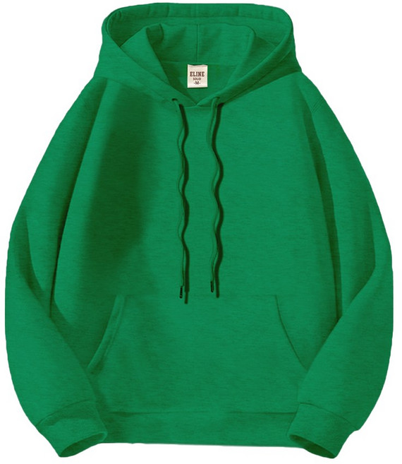 이라인 국산 세미오버핏 무지 후드티 특양면 커플룩 남녀공용