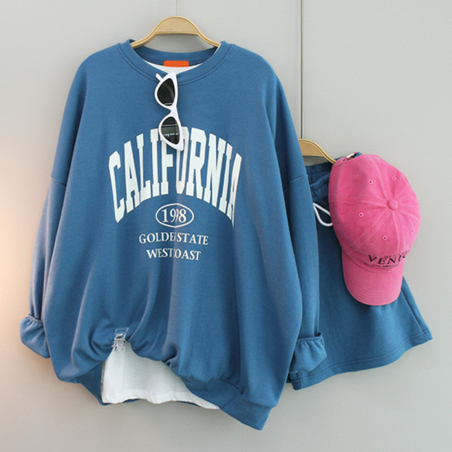 달콩 여성 상하세트 트레이닝세트 간절기 1998맨투맨반바지세트