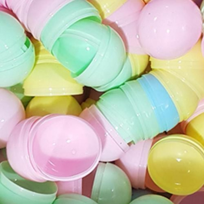 전체불투명 파스텔톤 뽑기캡슐 추첨볼 45mm 25개입 동호회 행사 이벤트용품, 1개, 45mm불투명파스텔스카이