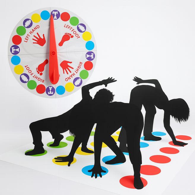 트위스트 게임 운동회/파티룸/가족파티/체육대회 파티게임, 1개