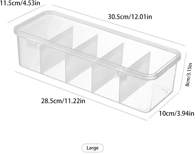 데스크탑 케이블 구획 데이터 충전 용 뚜껑이있는 투명 방진 주최자 보관함 사무실