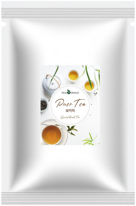 [티스페이스] 프리미엄 보이차 100티백 업소용 카페용 음식점용 대용량, 1개, 1g, 100개입