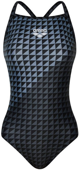 아레나 체크포인트 원피스 드롭백 A5FL1LD07-BLK