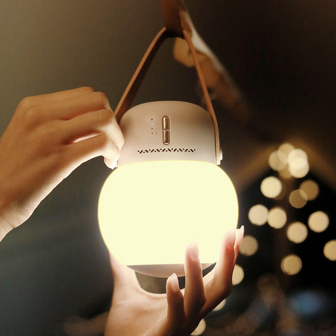 소싱 글램핑 오뚝이 충전식 무선 모기퇴치기 무드등훈증기+ 리퀴드액상, 롤리폴리(베이지)