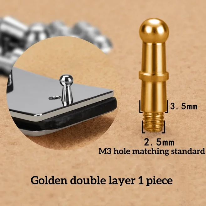 DIY 가죽 벨트 수리 액세서리 버클 나사 남성 자동 플레이트 핀 고정 페그, 01 싱글 사이즈, 10 Z006-jin