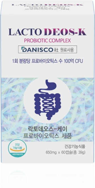 비헬스코리아 락토데오스 케이(K) 유산균, 60정, 1개 - 쿠팡