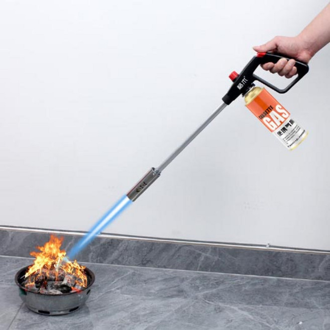 롱토치 원터치 가스점화기 가스토치 캠핑용품, 1개