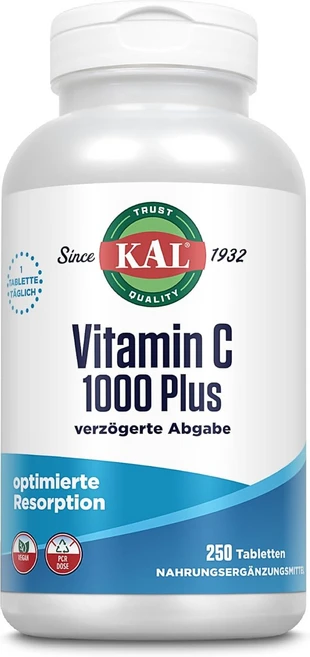KAL 비타민C 1000 플러스 250정, 1개 - 쿠팡