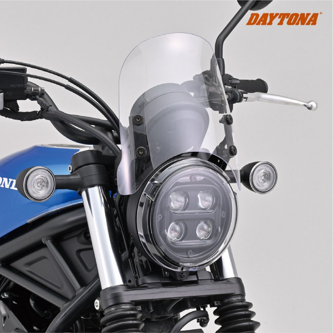 데이토나 47767 혼다 CL500 에어로 바이저 클리어 윈드 쉴드 모토라인 바이크