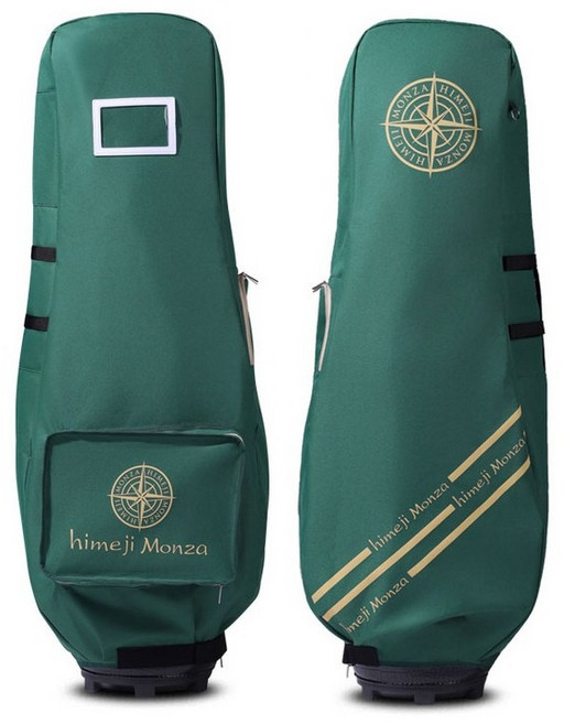 히메지몬자 투어러블 스크래치 방지 골프백 캐디백 방수 항공커버, 딥그린