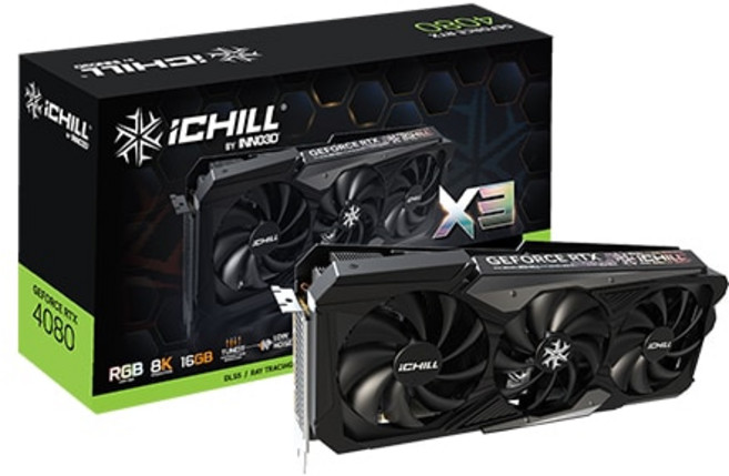 INNO3D iChiLL 지포스 RTX 4080 D6X 16GB X3