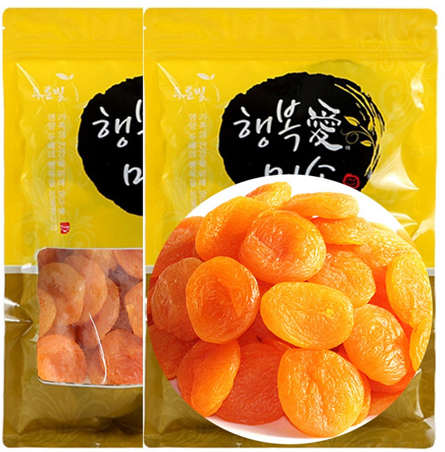 [가온애] 건조살구 깨끗한 건살구 400g 2개