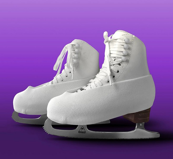 스케이트화 화이트 연습화 트랙 피겨 초보자 스케이팅 빙상 피겨화 잭슨, 1개, 화이트 무지 35-37 235~245