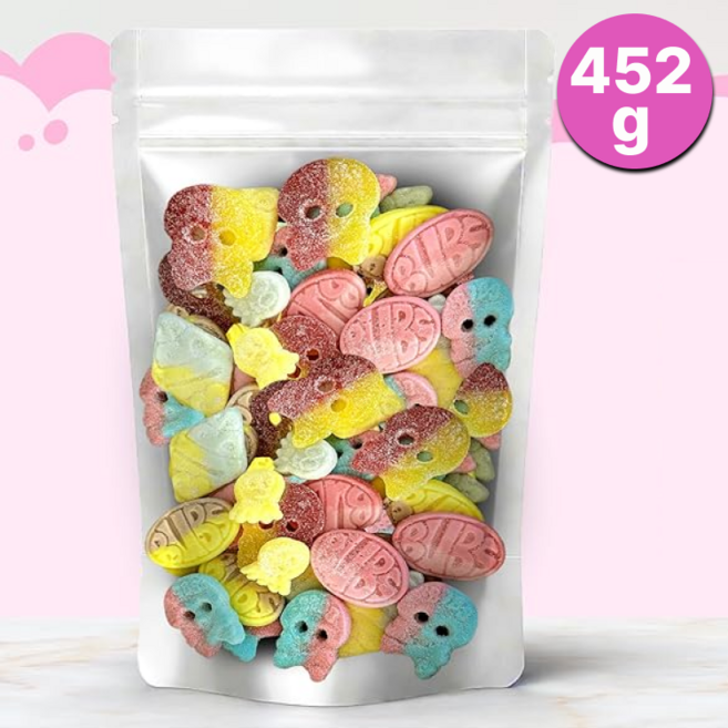 밥스 스웨디시 젤리 믹스 스웨덴 캔디 새콤달콤 1 파운드, 1개