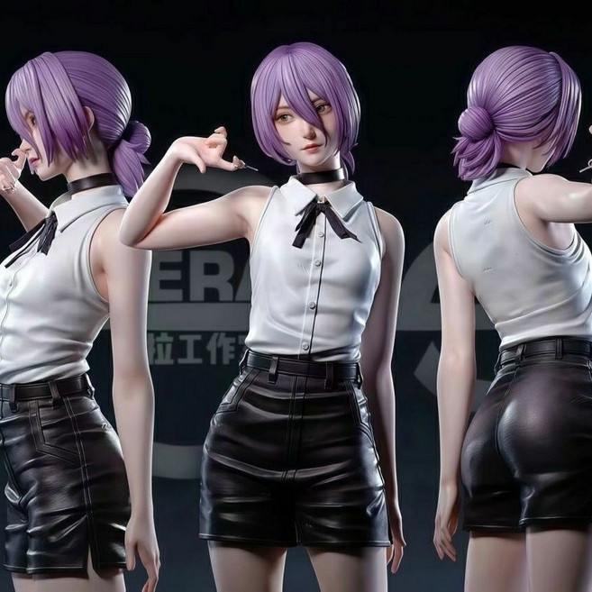 [체인소맨] 레제 피규어 전용 베이스 포함 체인소 굿즈 28cm, 레제 28cm