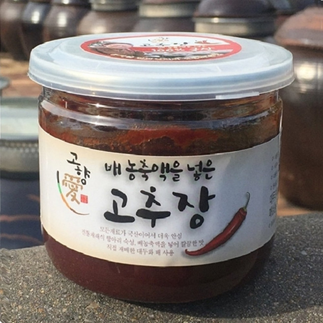 올댓리빙 국산 고추장 맛있는 재래식 배고추장 300g, 1개